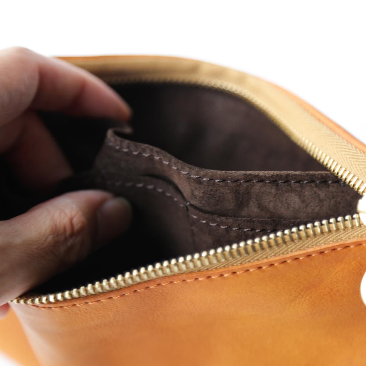 Tochca Aimer 内縫い折り財布 Brown