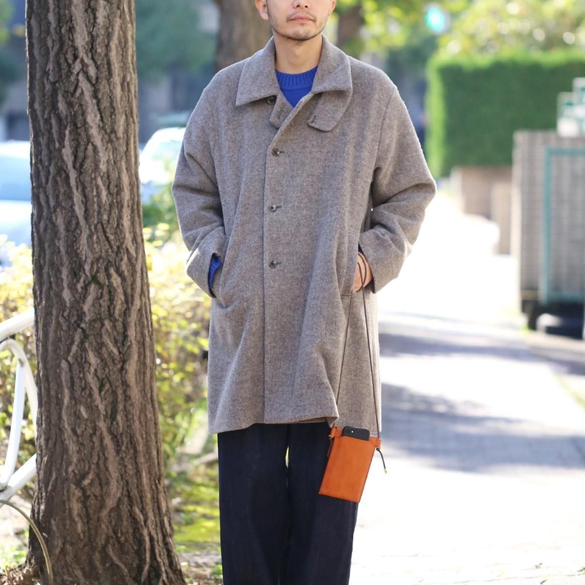 EEL Products × Tochca Aimer Shoulder Wallet Pouch Brown
