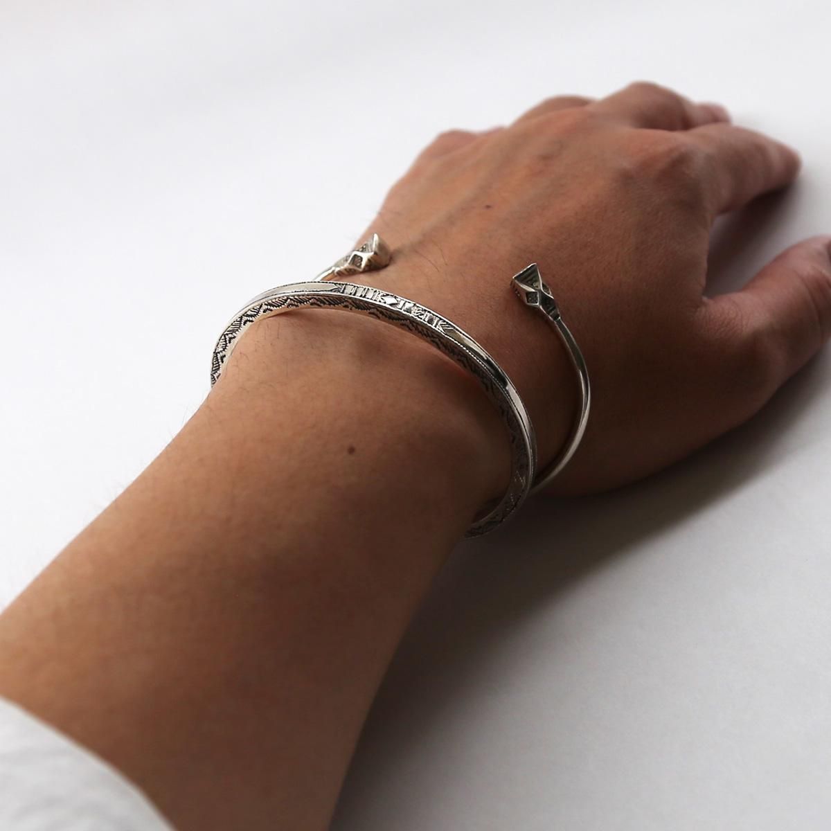 Touareg Silver bangle01