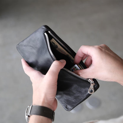 Tochca Aimer 内縫い折り財布  Black