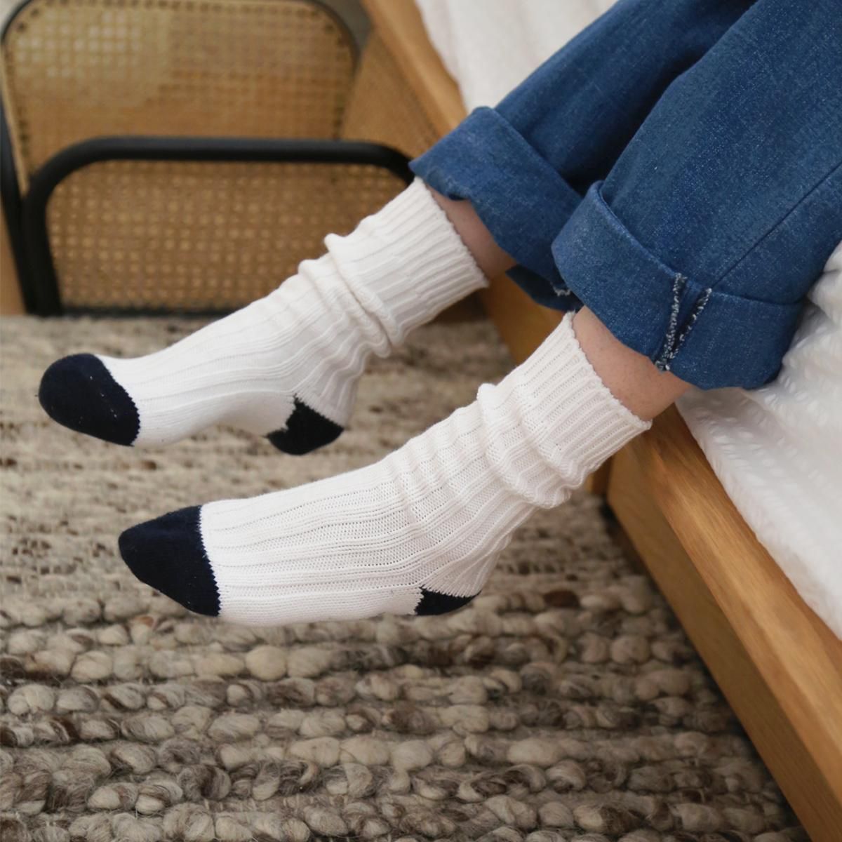 ROYAL SOCKS  White×Navy