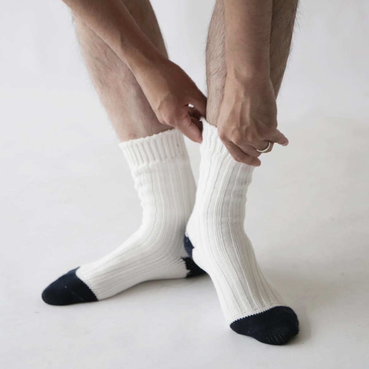 ROYAL SOCKS  White×Navy