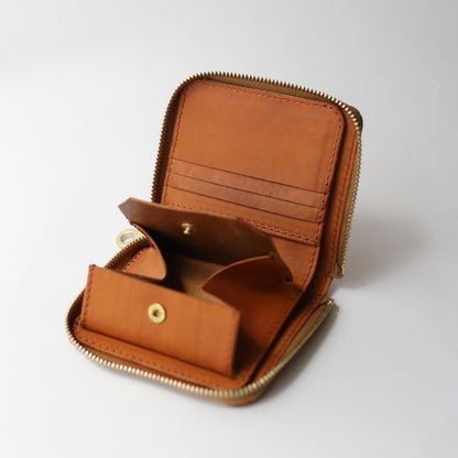 Tochca Aimer Round Zip Wallet S  Brown