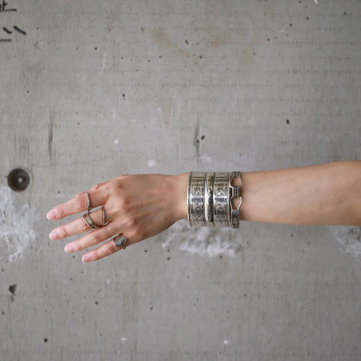 Touareg Silver bangle23
