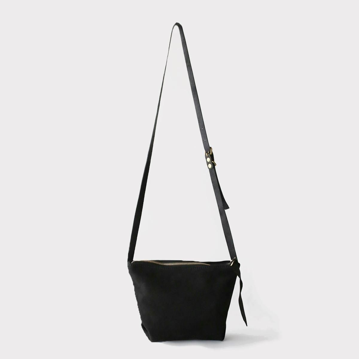 EEL Products × Tochca Nubuck Shoulder Pouch  Black