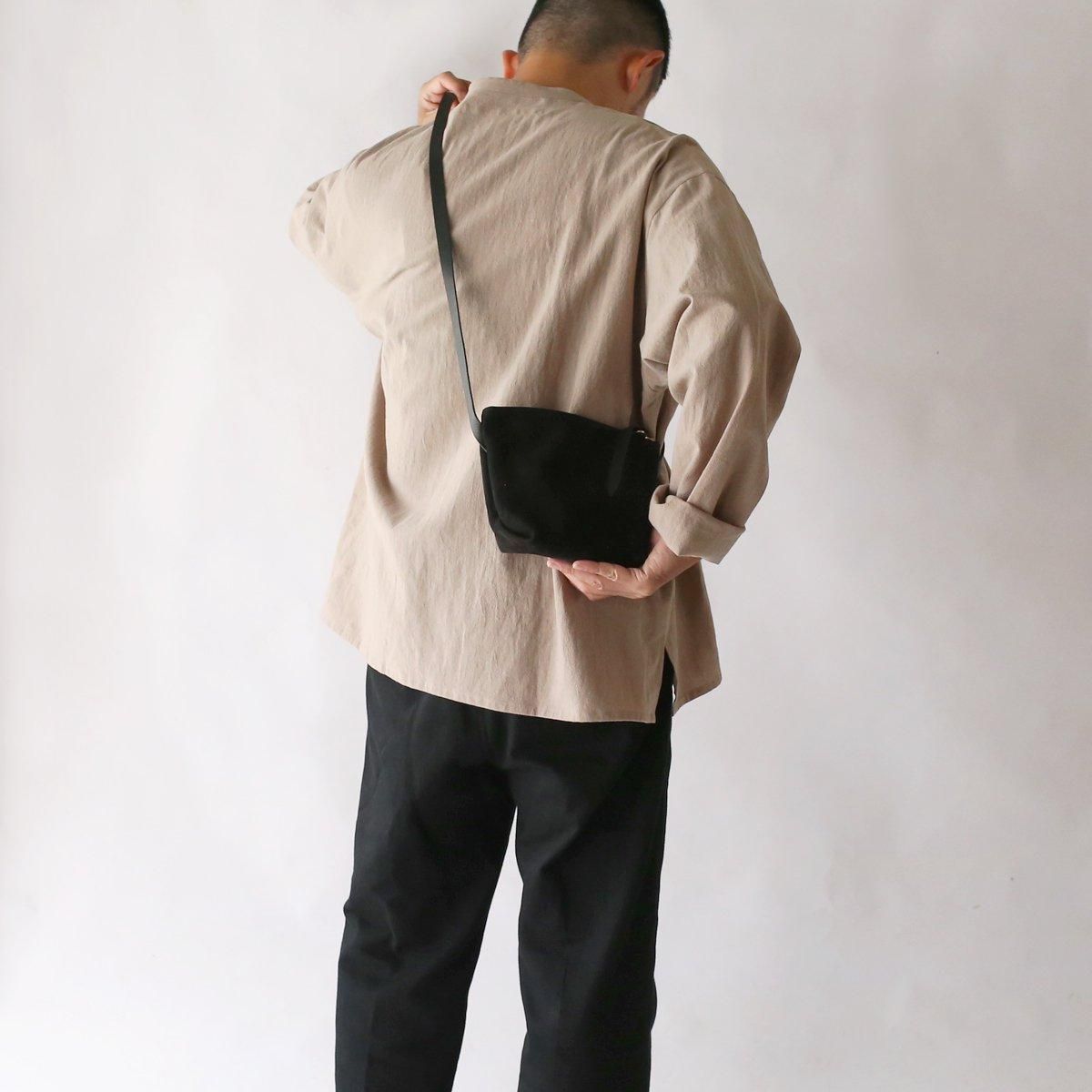 EEL Products × Tochca Nubuck Shoulder Pouch  Black
