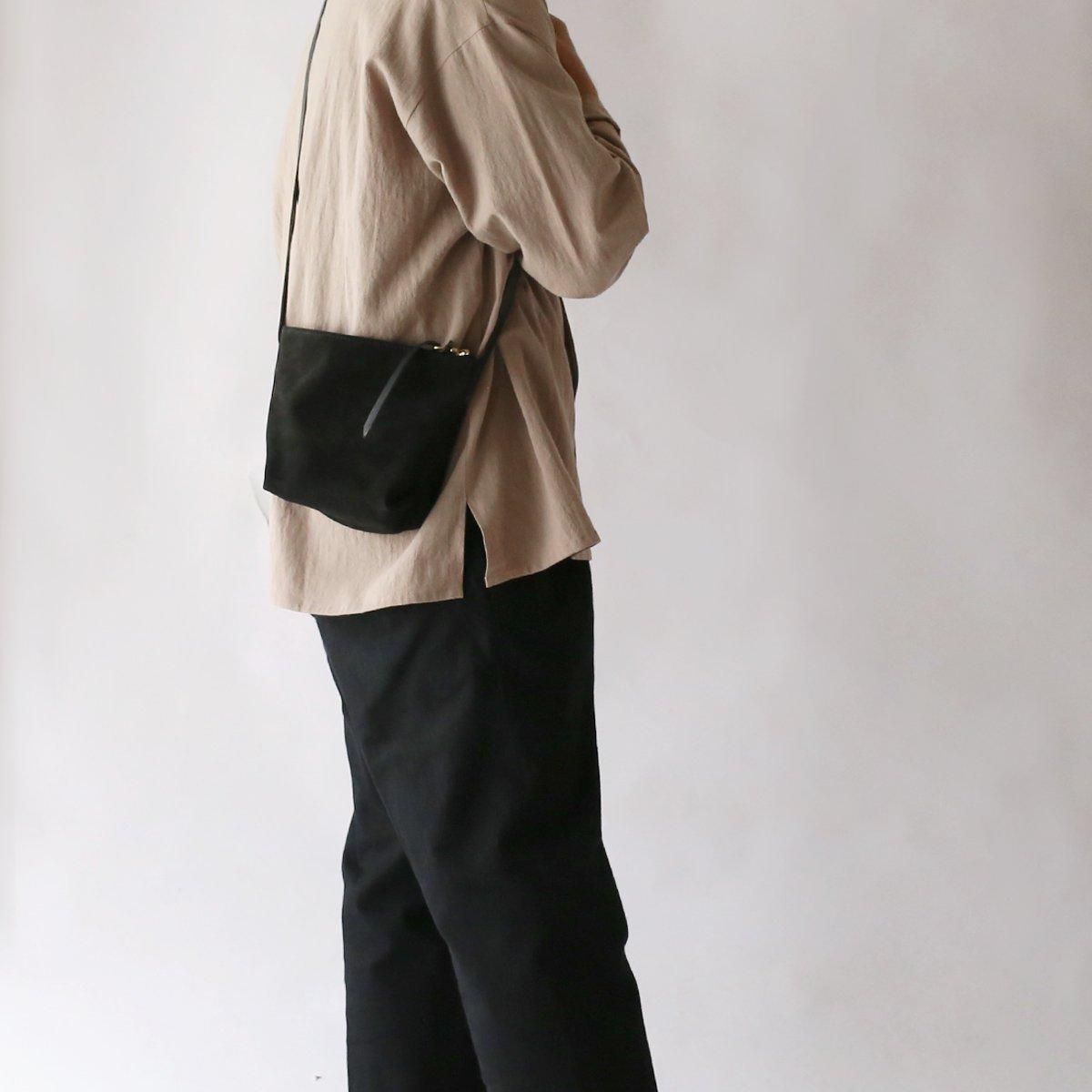 EEL Products × Tochca Nubuck Shoulder Pouch  Black