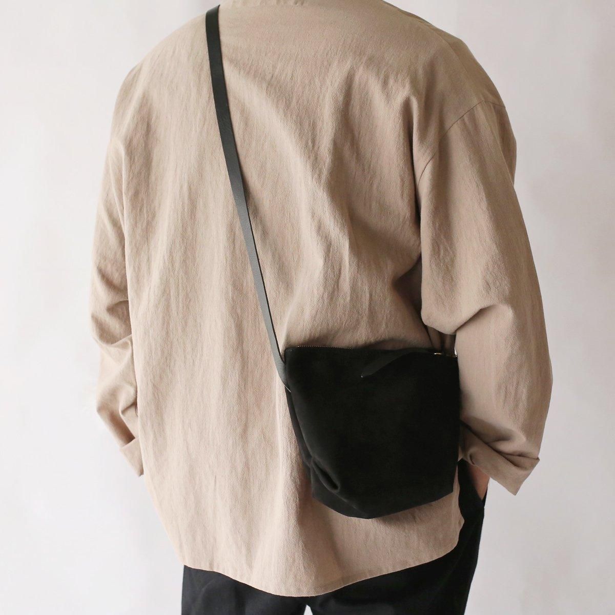 EEL Products × Tochca Nubuck Shoulder Pouch  Black