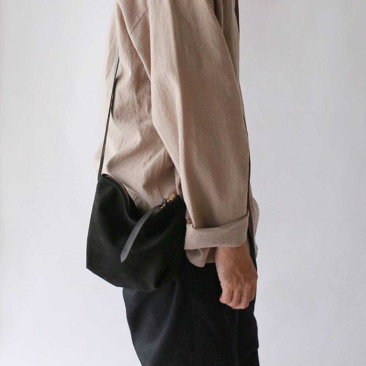 EEL Products × Tochca Nubuck Shoulder Pouch  Black