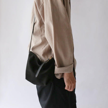 EEL Products × Tochca Nubuck Shoulder Pouch  Black