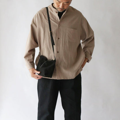 EEL Products × Tochca Nubuck Shoulder Pouch  Black