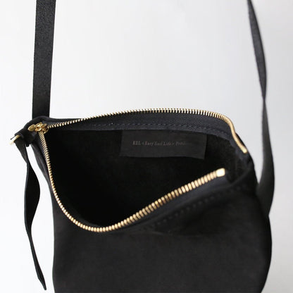 EEL Products × Tochca Nubuck Shoulder Pouch  Black