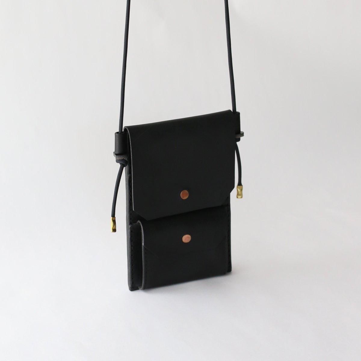 EEL Products × Tochca Aimer Shoulder Wallet Pouch  Black