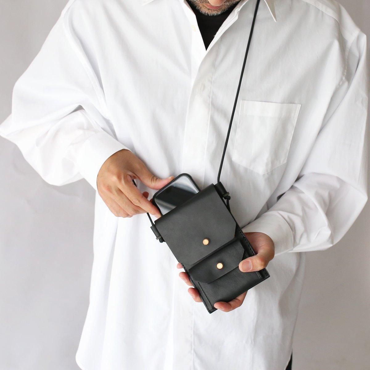 EEL Products × Tochca Aimer Shoulder Wallet Pouch  Black