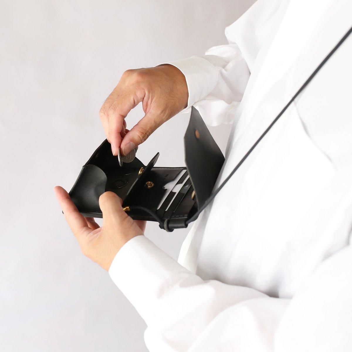 EEL Products × Tochca Aimer Shoulder Wallet Pouch  Black