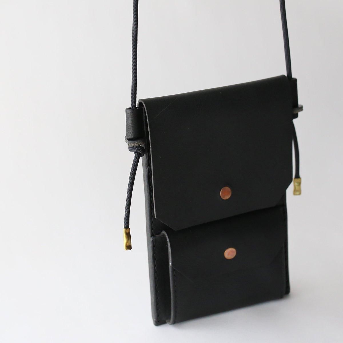 EEL Products × Tochca Aimer Shoulder Wallet Pouch  Black