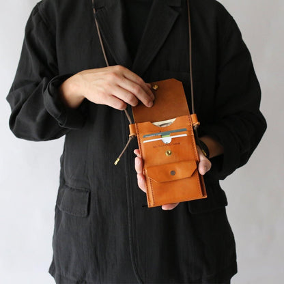 EEL Products × Tochca Aimer Shoulder Wallet Pouch  Brown