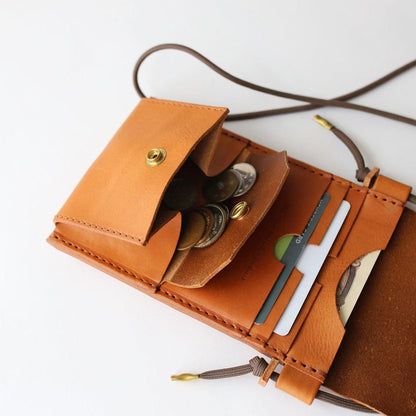 EEL Products × Tochca Aimer Shoulder Wallet Pouch  Brown