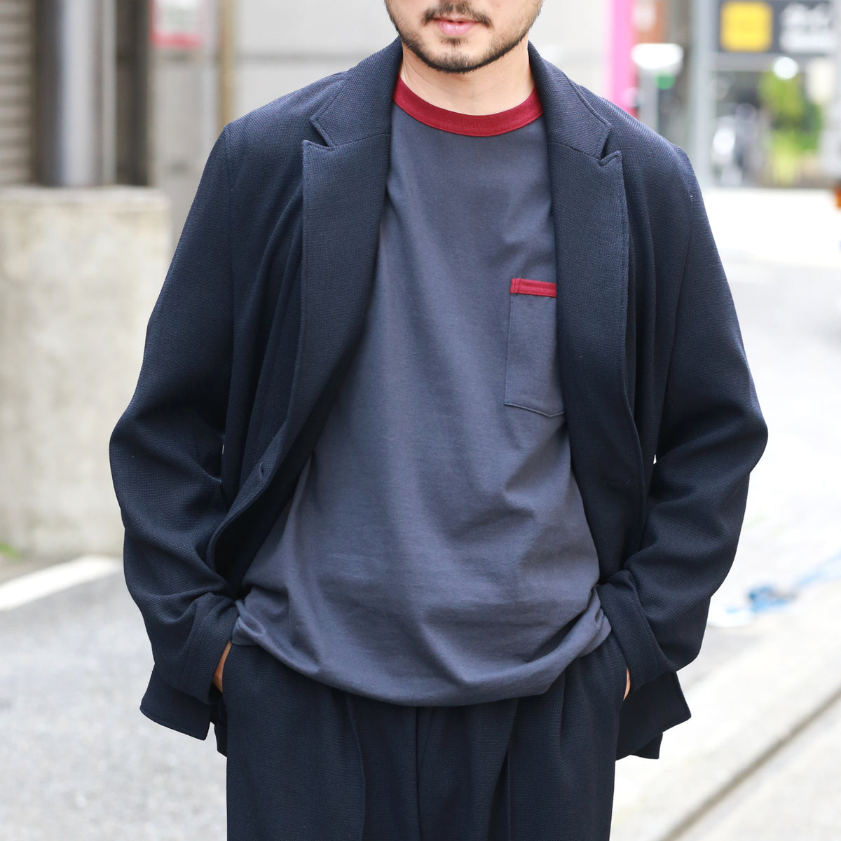 Unitee  White×Gray